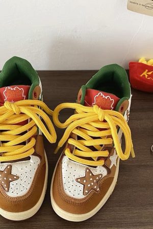 Casual Day Outfits, Easy Trendy Outfits Burger & Star Sneakers