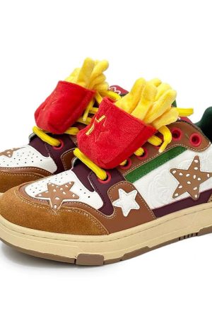 Casual Day Outfits, Easy Trendy Outfits Burger & Star Sneakers
