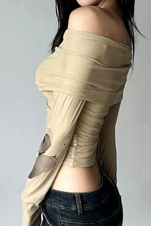 Casual Day Outfits, Easy Trendy Outfits Butterfly Aesthetic Bardot Top