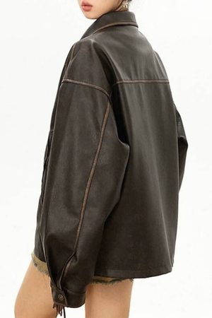 Casual Day Outfits, Easy Trendy Outfits Butterfly Distressed Leather Jacket