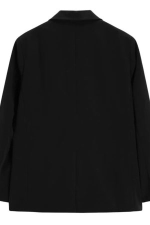 Casual Day Outfits, Easy Trendy Outfits Butterfly Embroidery Black Blazer