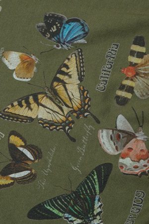 Casual Day Outfits, Easy Trendy Outfits Butterfly Print Aesthetic Sweatshirt