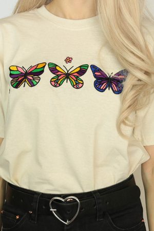 Casual Day Outfits, Easy Trendy Outfits Butterfly T-Shirt