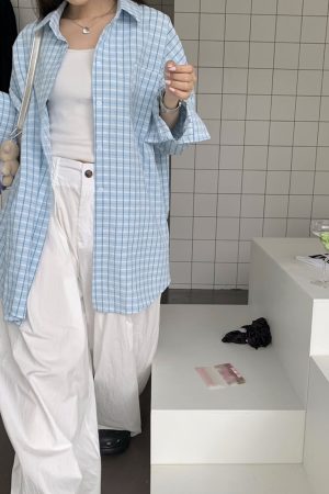 Casual Day Outfits, Easy Trendy Outfits Campus Secret Plaid Shirt