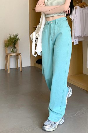 Casual Day Outfits, Easy Trendy Outfits Candy Cloud High Waist Jeans
