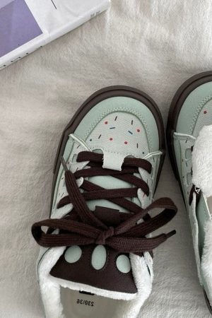 Casual Day Outfits, Easy Trendy Outfits Candy Pop Warm Skater Sneakers