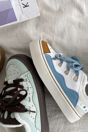 Casual Day Outfits, Easy Trendy Outfits Candy Pop Warm Skater Sneakers