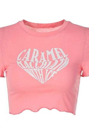 Casual Day Outfits, Easy Trendy Outfits Caramel Macchiato Crop Top