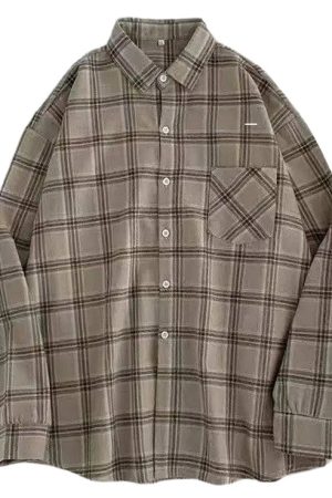 Casual Day Outfits, Easy Trendy Outfits Casual Friday Aesthetic Plaid Shirt