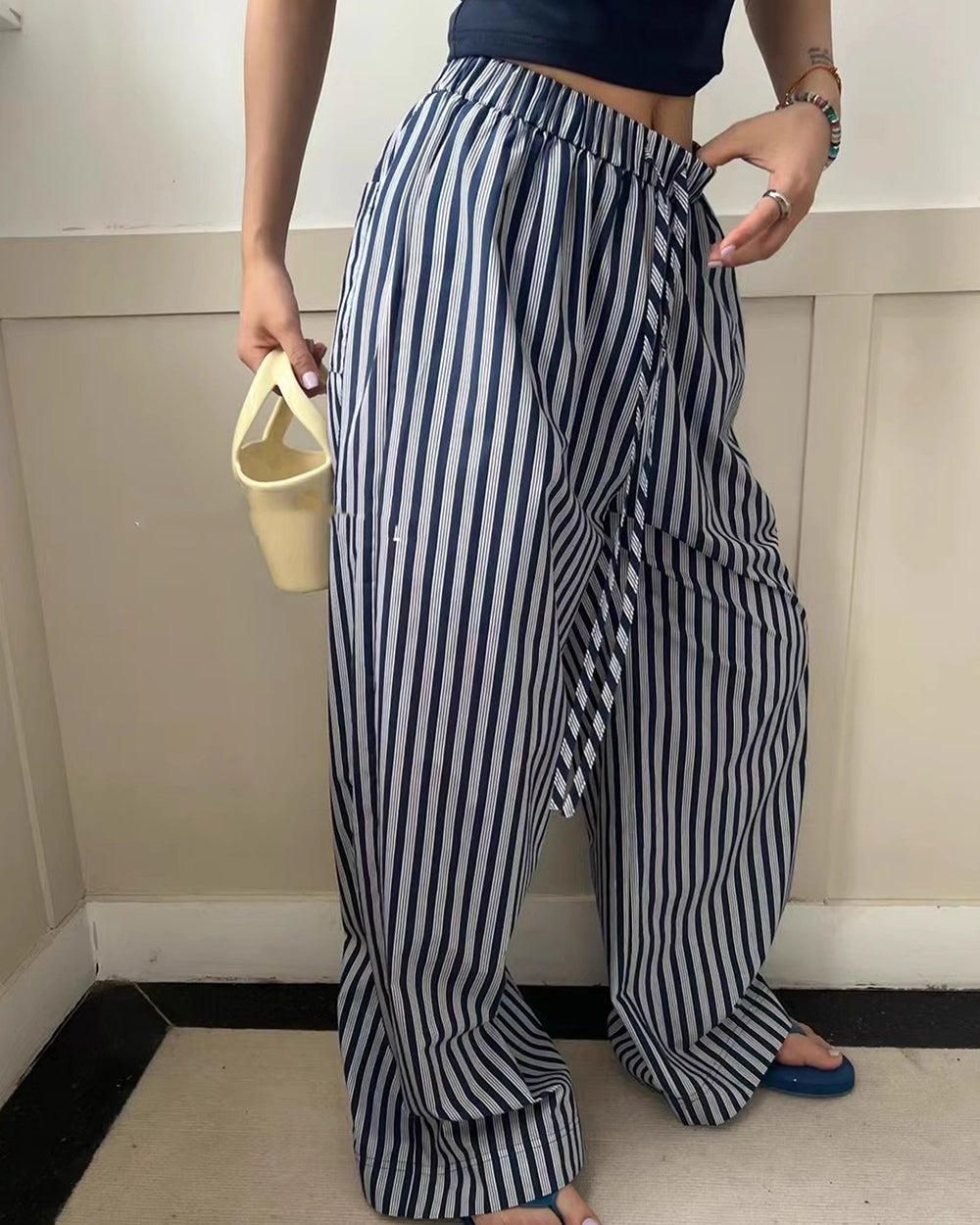 Casual Day Outfits, Easy Trendy Outfits Casual Friday Striped Pants Casual Day Outfits, Easy Trendy Outfits Casual Friday Striped Pants