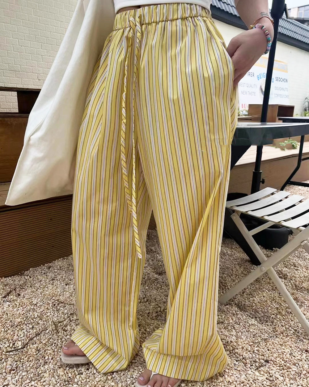 Casual Day Outfits, Easy Trendy Outfits Casual Friday Striped Pants Casual Day Outfits, Easy Trendy Outfits Casual Friday Striped Pants