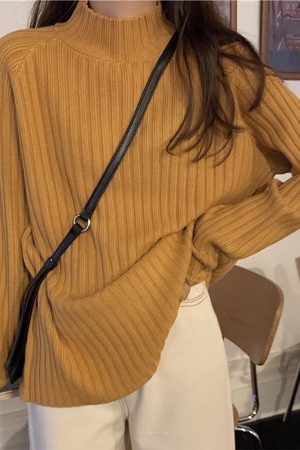 Casual Day Outfits, Easy Trendy Outfits Casual Friday Turtleneck Sweater