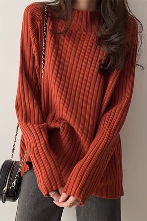 Casual Day Outfits, Easy Trendy Outfits Casual Friday Turtleneck Sweater