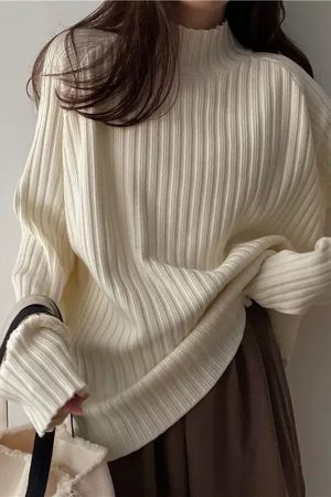Casual Day Outfits, Easy Trendy Outfits Casual Friday Turtleneck Sweater