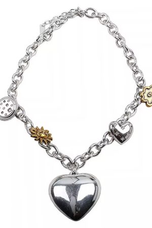 Casual Day Outfits, Easy Trendy Outfits Celestial Aesthetic Pendant Chain Necklace