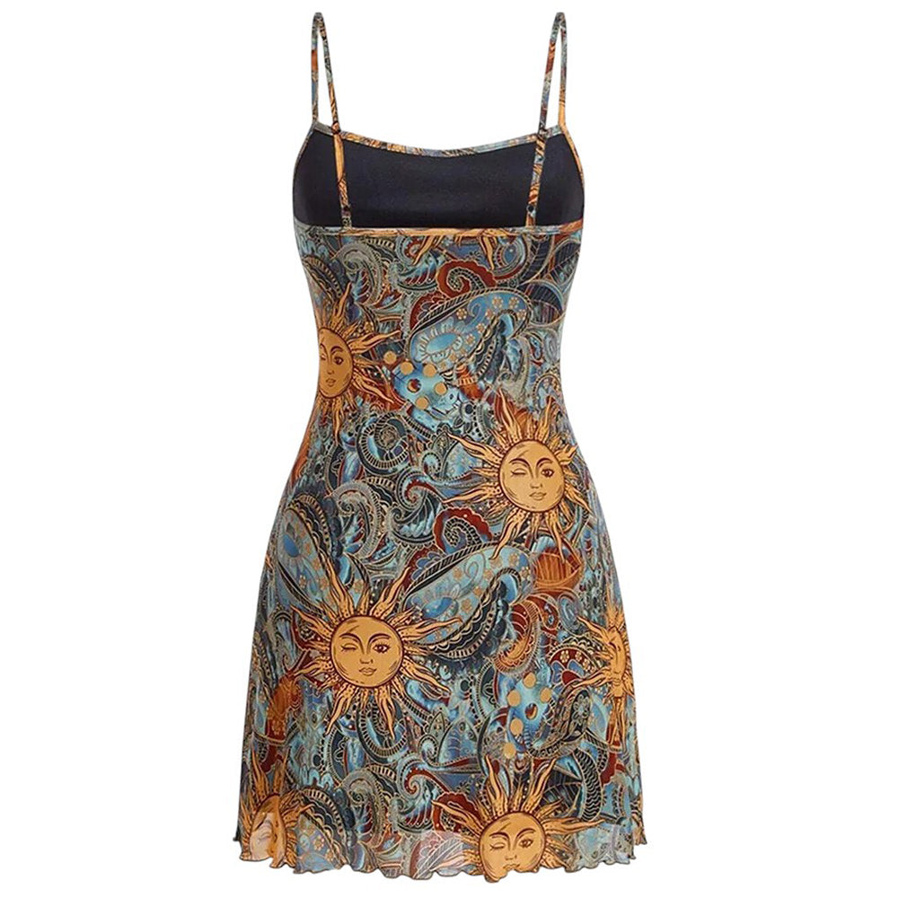 Casual Day Outfits, Easy Trendy Outfits Celestial Magic Mini Dress Casual Day Outfits, Easy Trendy Outfits Celestial Magic Mini Dress