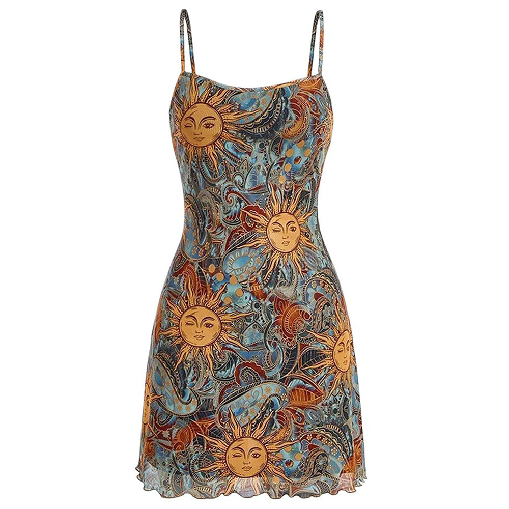 Casual Day Outfits, Easy Trendy Outfits Celestial Magic Mini Dress Casual Day Outfits, Easy Trendy Outfits Celestial Magic Mini Dress