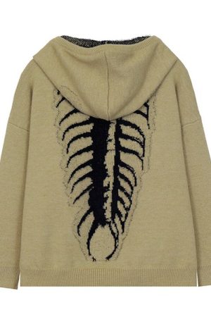 Casual Day Outfits, Easy Trendy Outfits Centipede Knit Hoodie