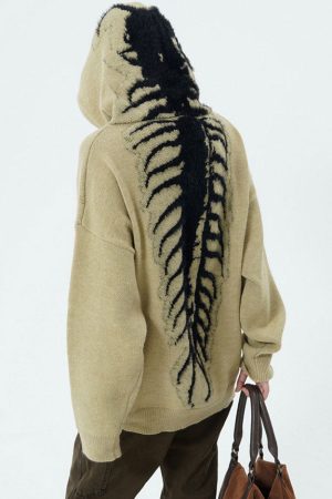 Casual Day Outfits, Easy Trendy Outfits Centipede Knit Hoodie