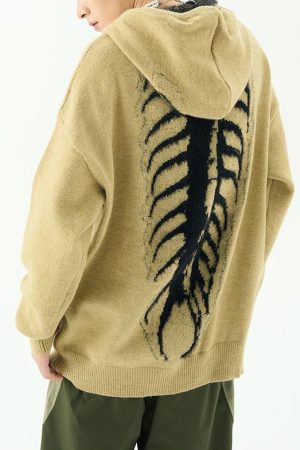 Casual Day Outfits, Easy Trendy Outfits Centipede Knit Hoodie