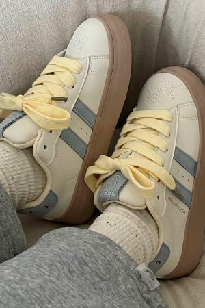 Casual Day Outfits, Easy Trendy Outfits Cheese Print Aesthetic Sneakers