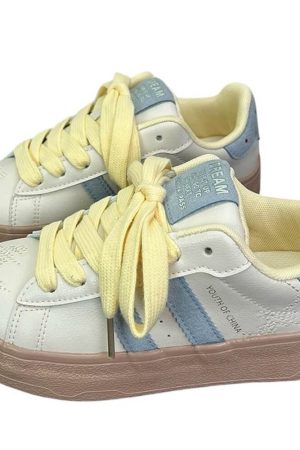 Casual Day Outfits, Easy Trendy Outfits Cheese Print Aesthetic Sneakers