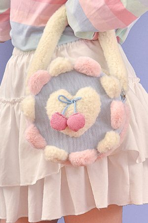 Casual Day Outfits, Easy Trendy Outfits Cherry Cake Fluffy Handbag
