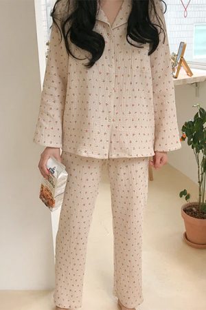 Casual Day Outfits, Easy Trendy Outfits Cherry Pajama Set