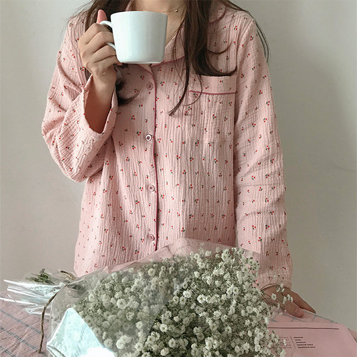 Casual Day Outfits, Easy Trendy Outfits Cherry Pajama Set Casual Day Outfits, Easy Trendy Outfits Cherry Pajama Set