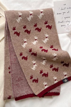 Casual Day Outfits, Easy Trendy Outfits Christmas Knitted Scarf