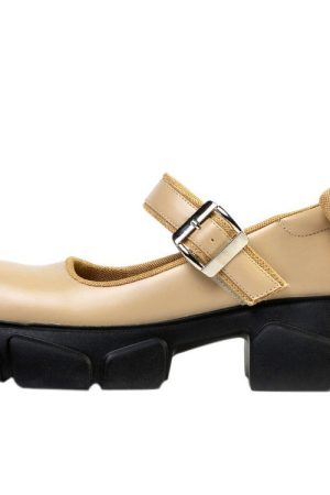 Casual Day Outfits, Easy Trendy Outfits Chunky Platform Mary Jane Sandals