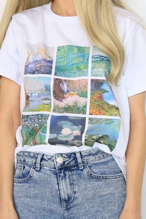 Casual Day Outfits, Easy Trendy Outfits Claude Monet Tee