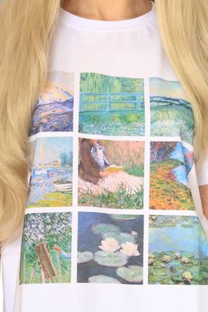 Casual Day Outfits, Easy Trendy Outfits Claude Monet Tee
