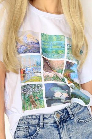 Casual Day Outfits, Easy Trendy Outfits Claude Monet Tee