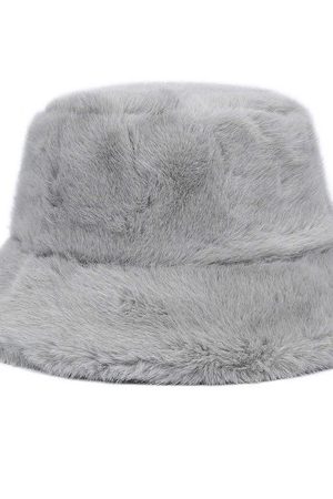 Casual Day Outfits, Easy Trendy Outfits Clean Girl Fluffy Bucket Hat