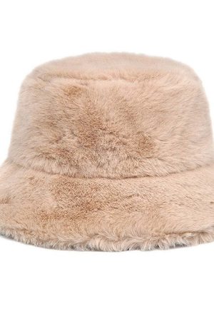 Casual Day Outfits, Easy Trendy Outfits Clean Girl Fluffy Bucket Hat