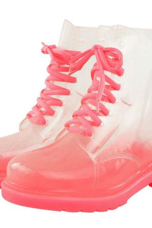 Casual Day Outfits, Easy Trendy Outfits Clear Lace Up Boots