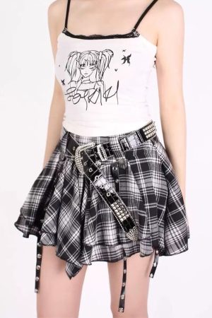 Casual Day Outfits, Easy Trendy Outfits Come As You Are Plaid Skirt