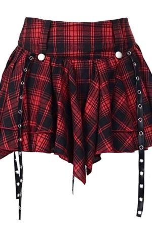 Casual Day Outfits, Easy Trendy Outfits Come As You Are Plaid Skirt