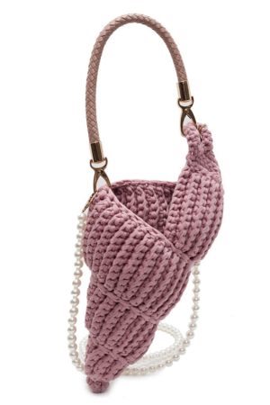 Casual Day Outfits, Easy Trendy Outfits Conch Shell Knit Crochet Bag