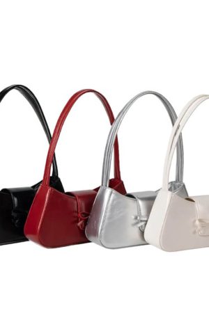 Casual Day Outfits, Easy Trendy Outfits Coquette Bow Baguette Bag