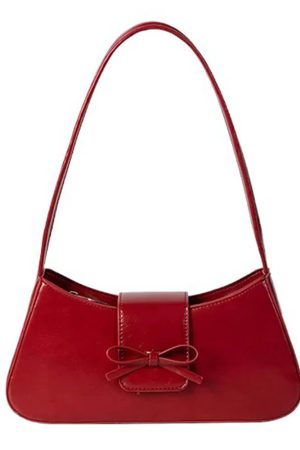 Casual Day Outfits, Easy Trendy Outfits Coquette Bow Baguette Bag