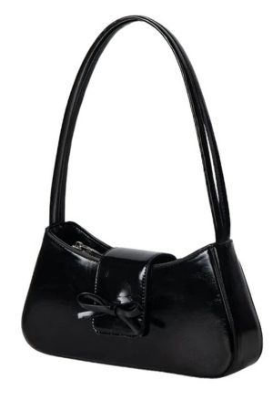 Casual Day Outfits, Easy Trendy Outfits Coquette Bow Baguette Bag