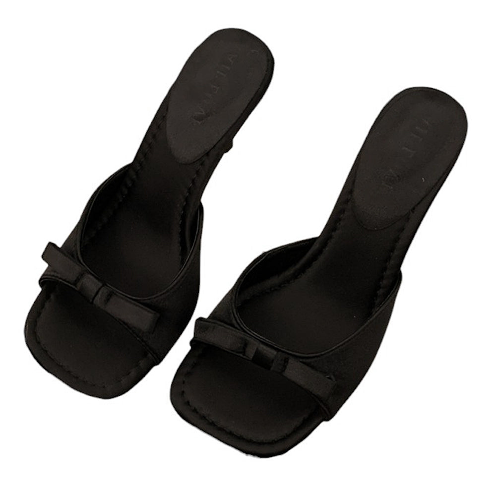 Casual Day Outfits, Easy Trendy Outfits Coquette Bow Heeled Mules Casual Day Outfits, Easy Trendy Outfits Coquette Bow Heeled Mules