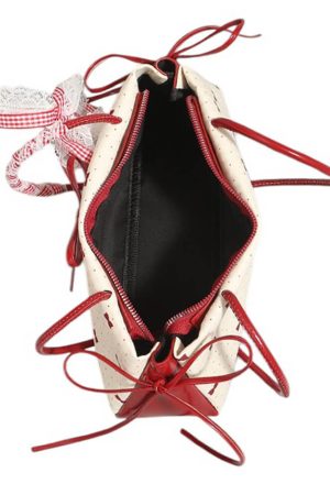 Casual Day Outfits, Easy Trendy Outfits Coquette Charm Bow Shoulder Bag