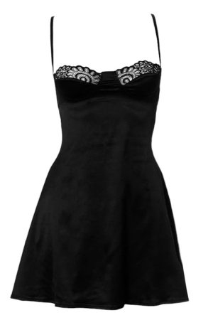 Casual Day Outfits, Easy Trendy Outfits Coquette Lace Cami Mini Dress