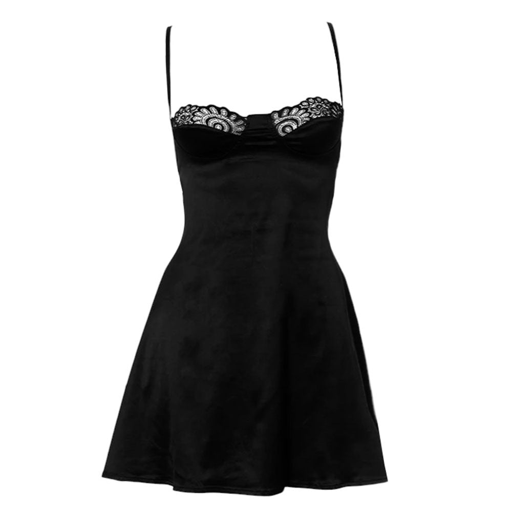 Casual Day Outfits, Easy Trendy Outfits Coquette Lace Cami Mini Dress Casual Day Outfits, Easy Trendy Outfits Coquette Lace Cami Mini Dress