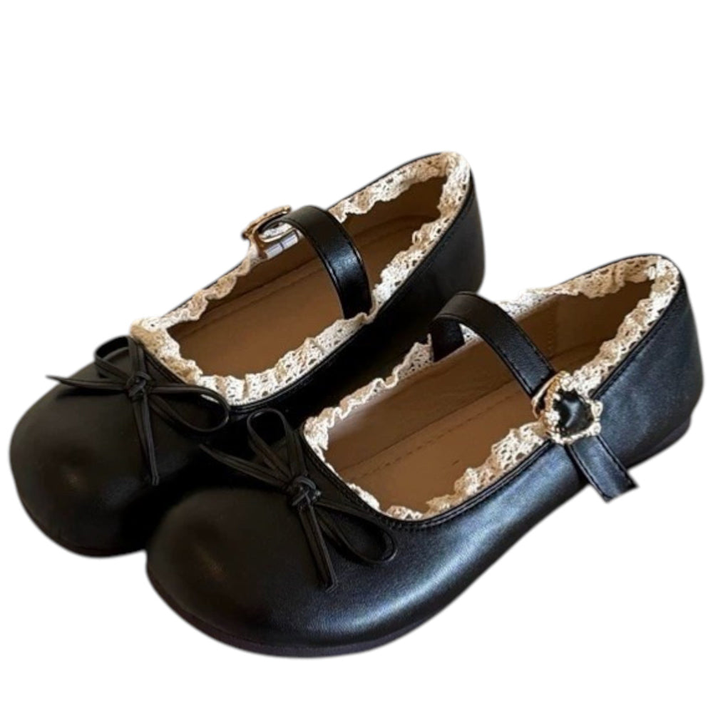 Casual Day Outfits, Easy Trendy Outfits Coquette Lace Trim Mary Jane Flats Casual Day Outfits, Easy Trendy Outfits Coquette Lace Trim Mary Jane Flats