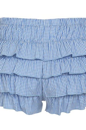 Casual Day Outfits, Easy Trendy Outfits Coquette Ruffle Layered Gingham Shorts
