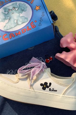 Casual Day Outfits, Easy Trendy Outfits Cottagecore Aesthetic Gingham Sneakers